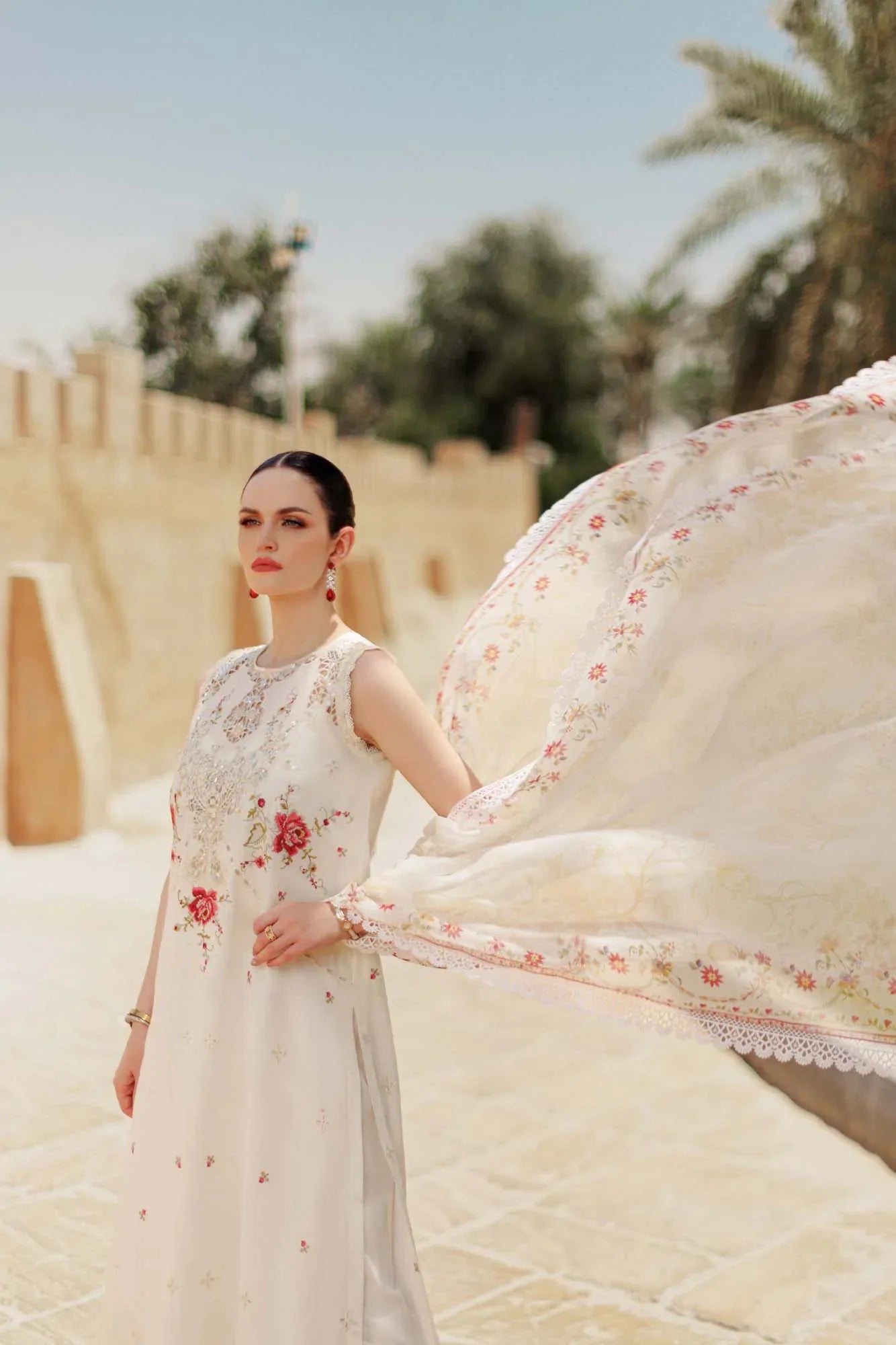 Noor By Saadia Asad | Eid Handwork Laserkari Lawn 24 | D9 - Rang-e-Khaas