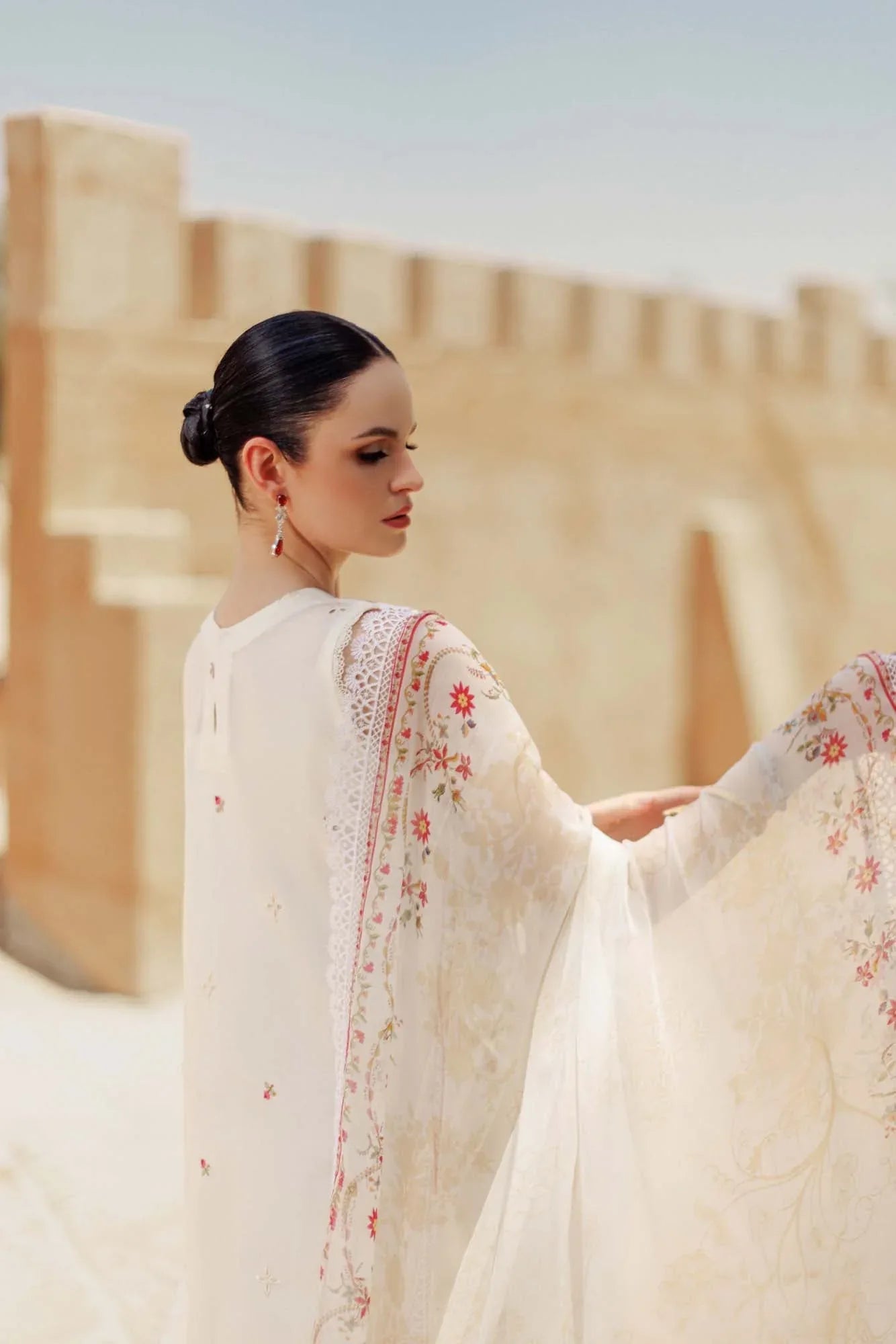 Noor By Saadia Asad | Eid Handwork Laserkari Lawn 24 | D9 - Rang-e-Khaas