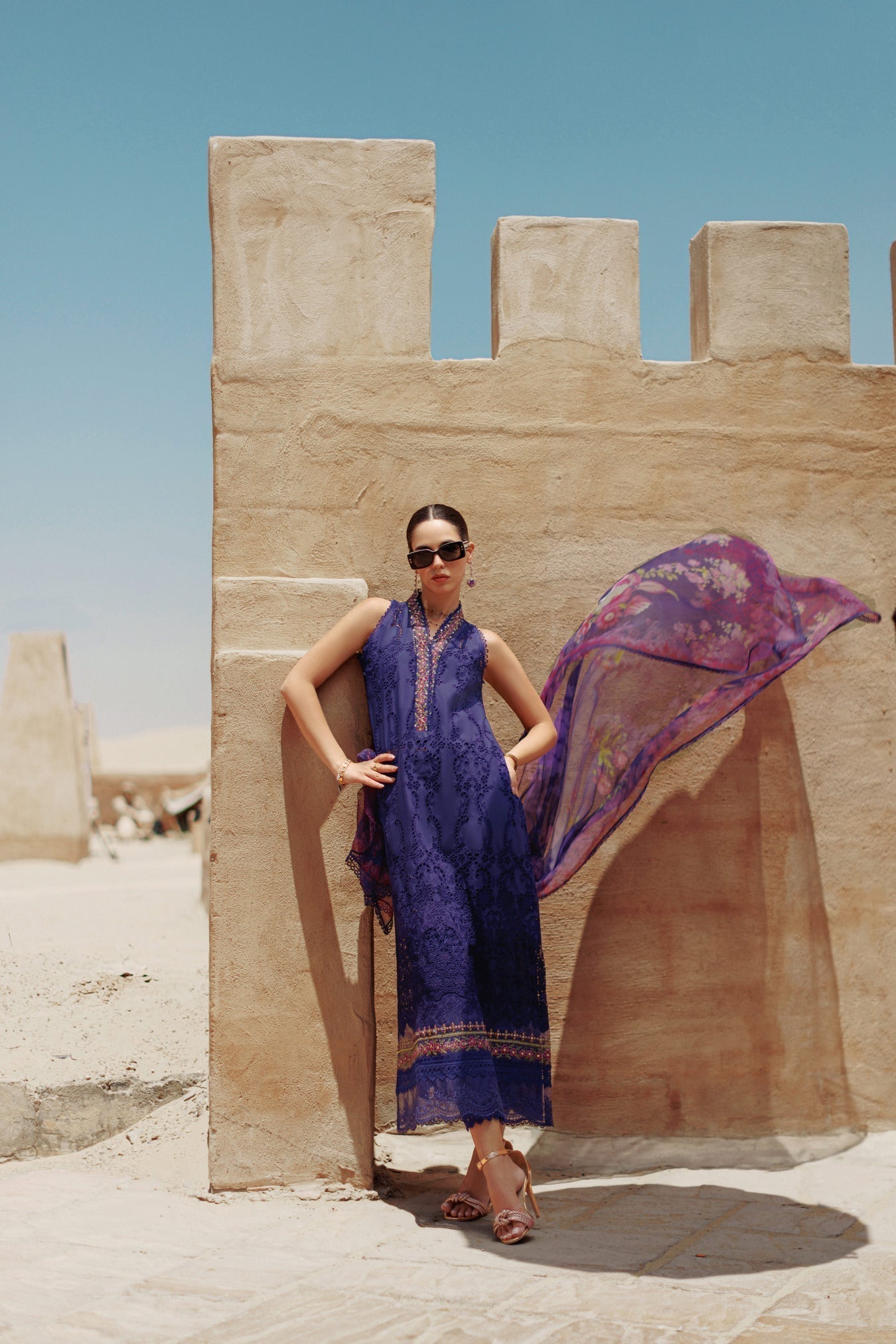 Noor By Saadia Asad | Eid Handwork Laserkari Lawn 24 | D3