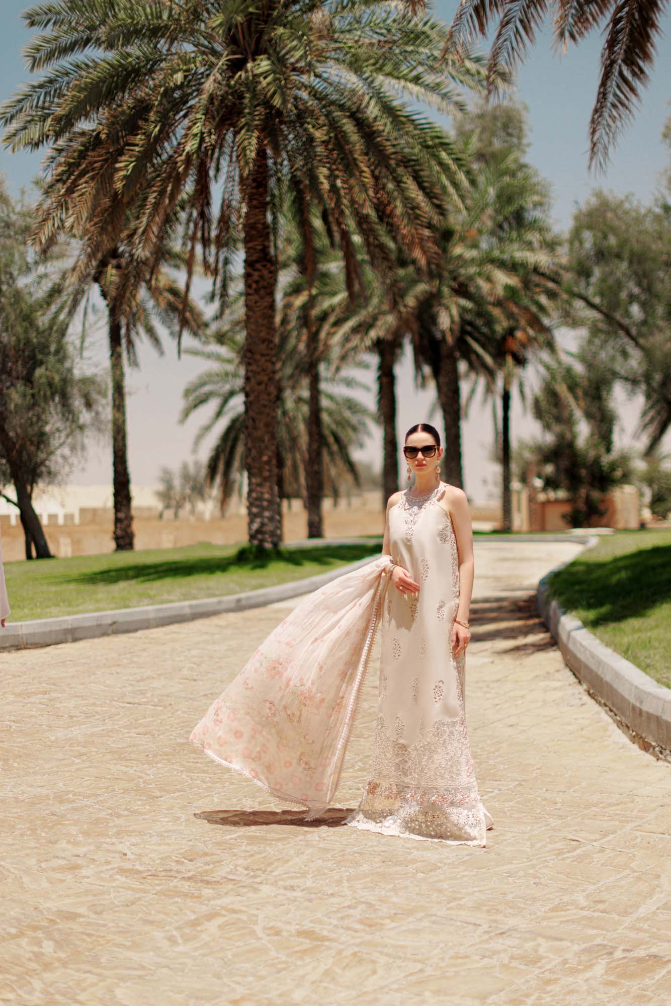 Noor By Saadia Asad | Eid Handwork Laserkari Lawn 24 | D2 - Rang-e-Khaas