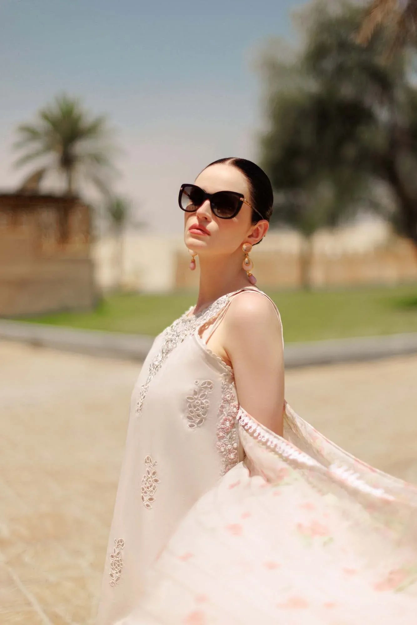 Noor By Saadia Asad | Eid Handwork Laserkari Lawn 24 | D2 - Rang-e-Khaas