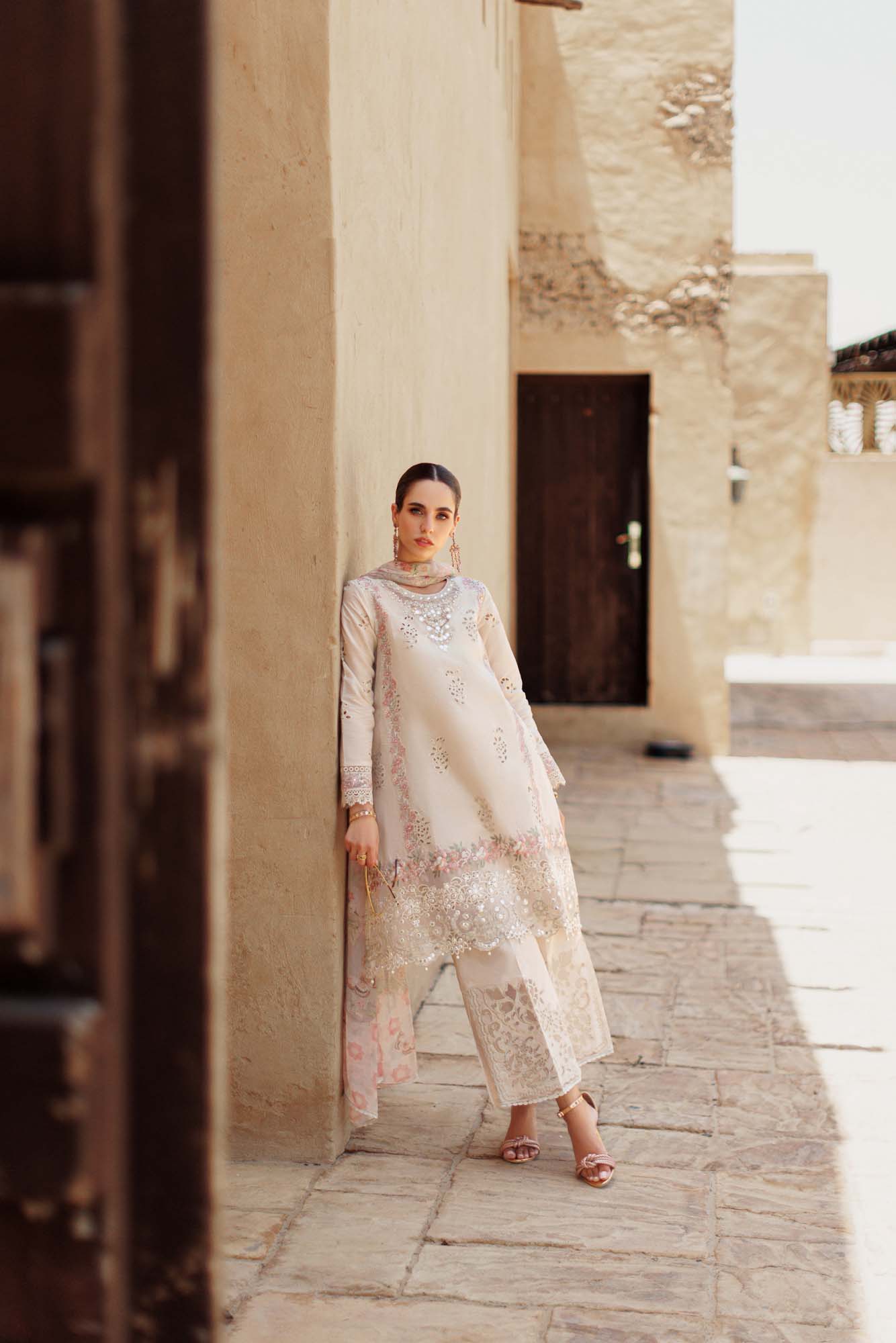 Noor By Saadia Asad | Eid Handwork Laserkari Lawn 24 | D2