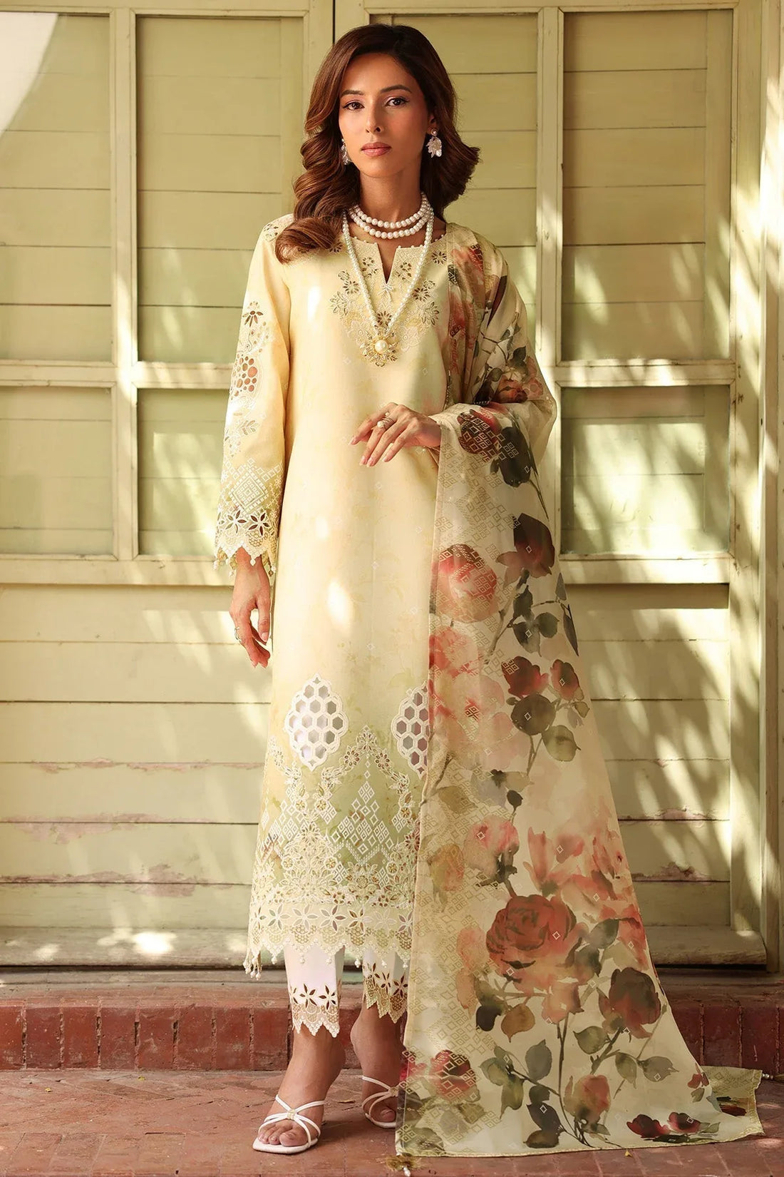 Alizeh | Embroidered Printed Festive Edit 25 | AF-EPL-7038-MIA - Rang-e-Khaas
