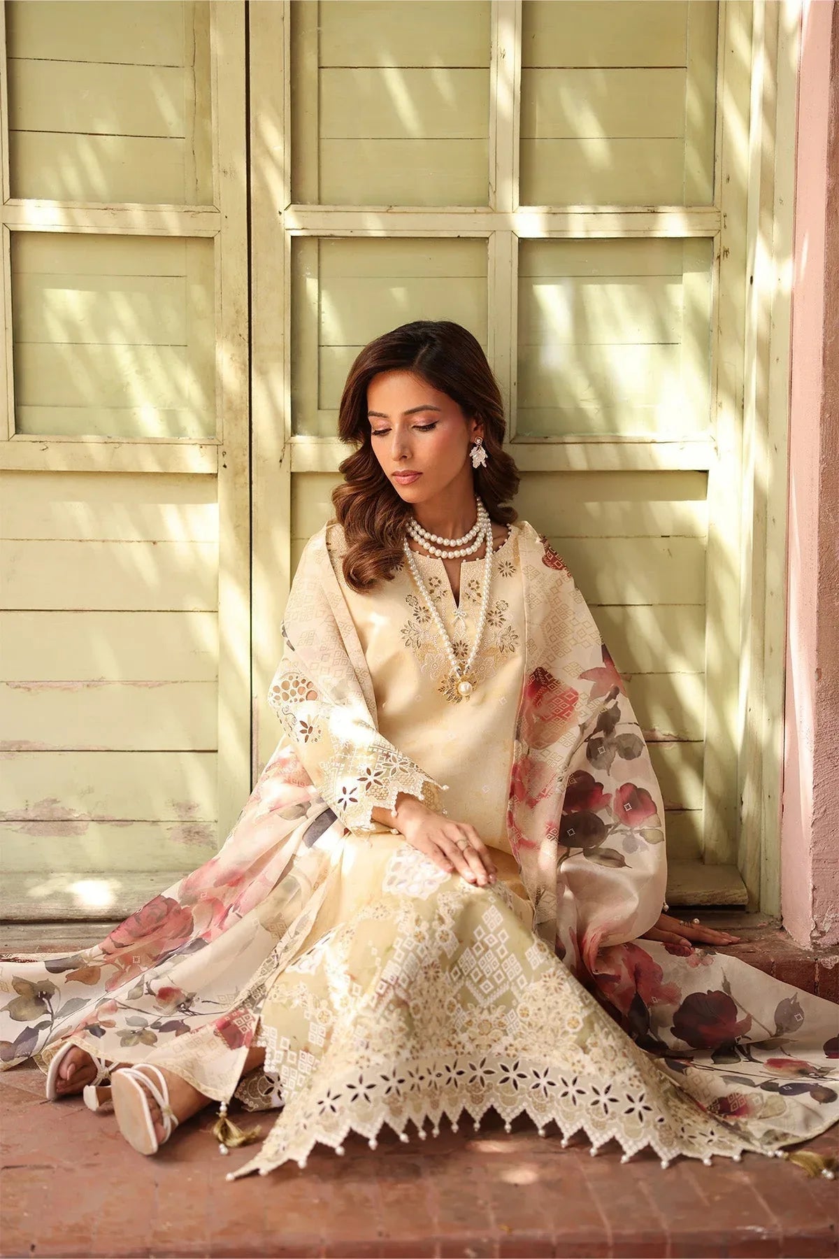 Alizeh | Embroidered Printed Festive Edit 25 | AF-EPL-7038-MIA - Rang-e-Khaas