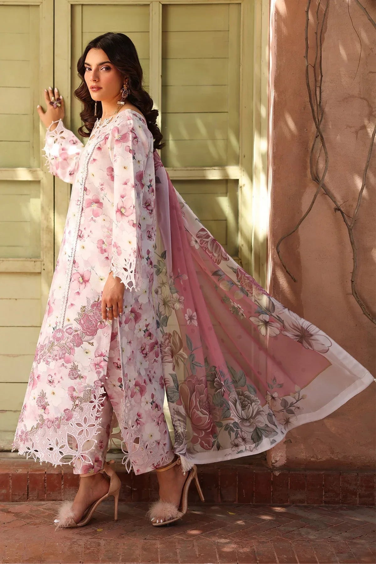 Alizeh | Embroidered Printed Festive Edit 25 | AF-EPL-7033-LIOR - Rang-e-Khaas