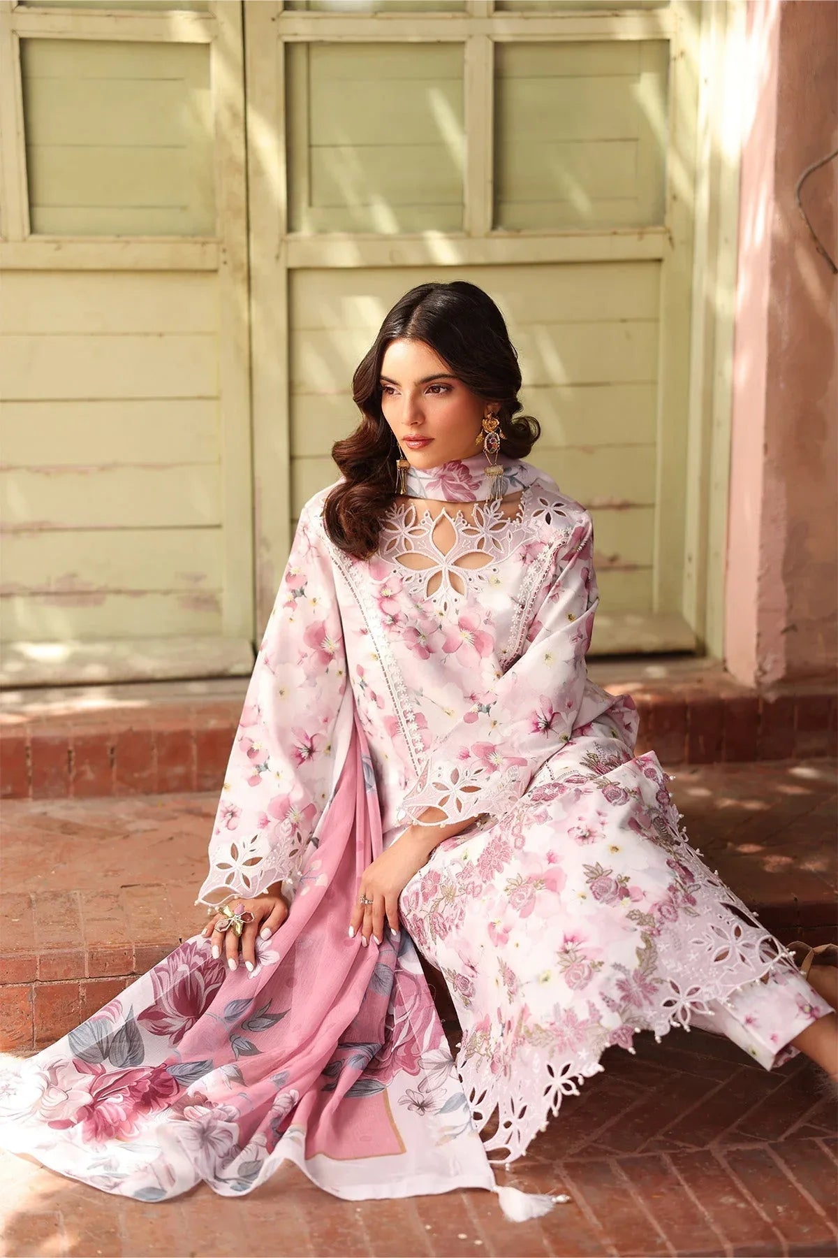 Alizeh | Embroidered Printed Festive Edit 25 | AF-EPL-7033-LIOR - Rang-e-Khaas