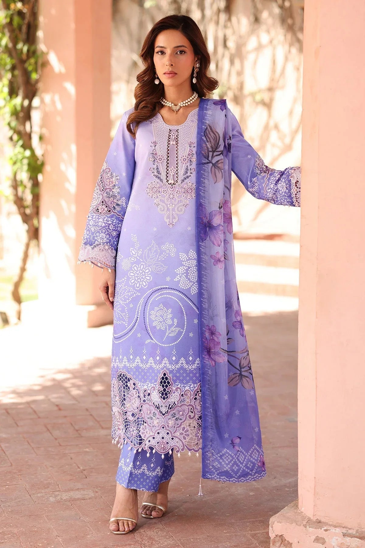 Alizeh | Embroidered Printed Festive Edit 25 | AF-EPL-7032-RHEA - Rang-e-Khaas