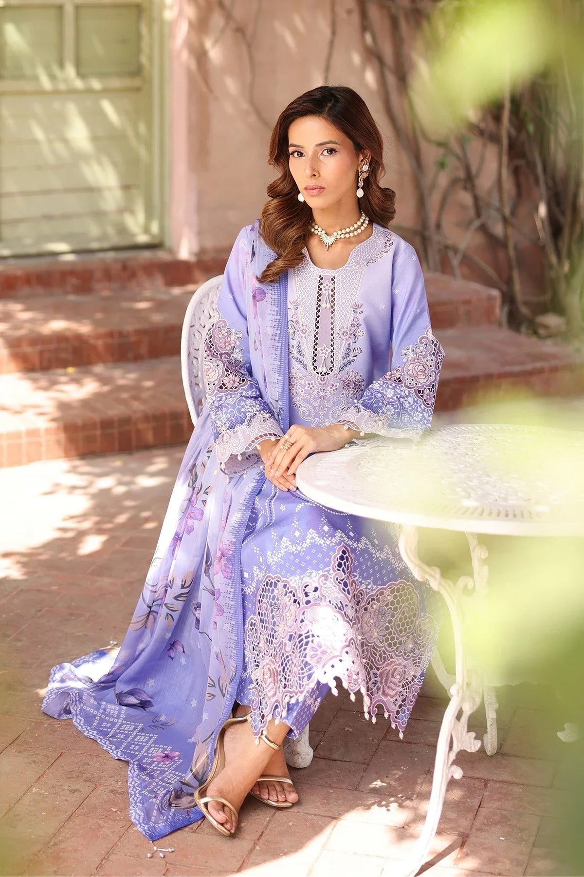 Alizeh | Embroidered Printed Festive Edit 25 | AF-EPL-7032-RHEA - Rang-e-Khaas
