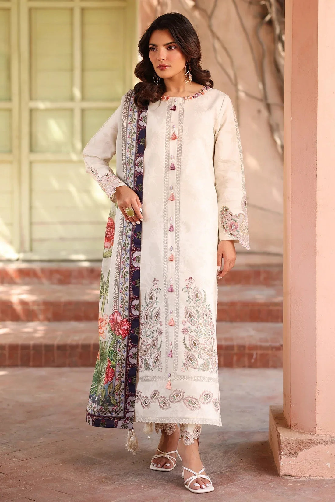 Alizeh | Embroidered Printed Festive Edit 25 | AF-EPL-7035-KARIS - Rang-e-Khaas
