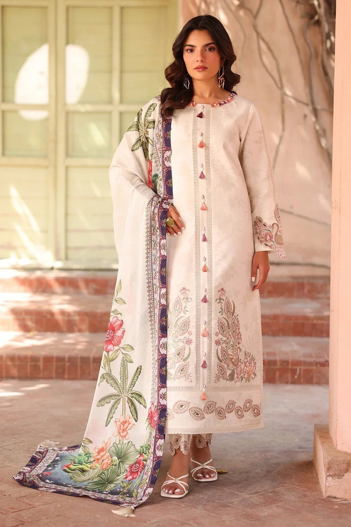 Alizeh | Embroidered Printed Festive Edit 25 | AF-EPL-7035-KARIS - Rang-e-Khaas