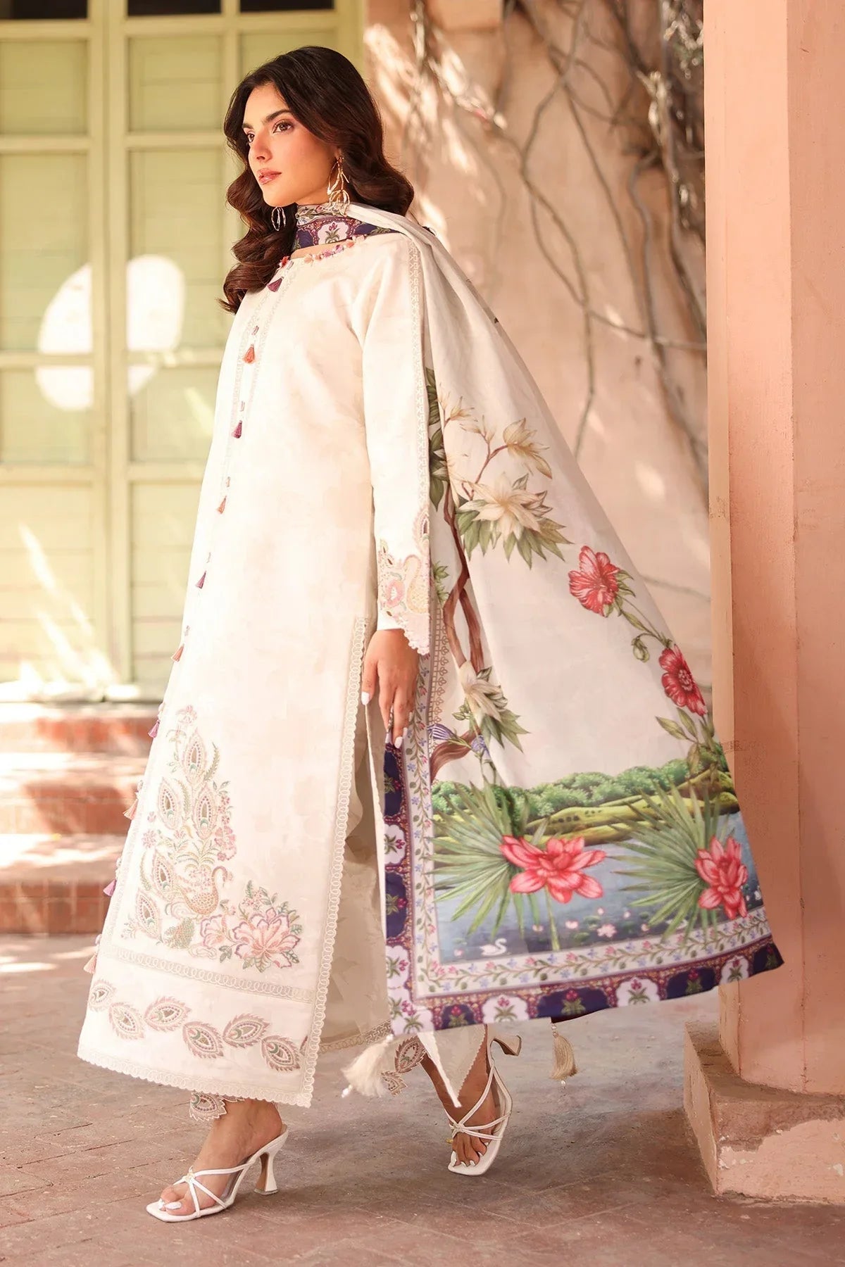 Alizeh | Embroidered Printed Festive Edit 25 | AF-EPL-7035-KARIS - Rang-e-Khaas