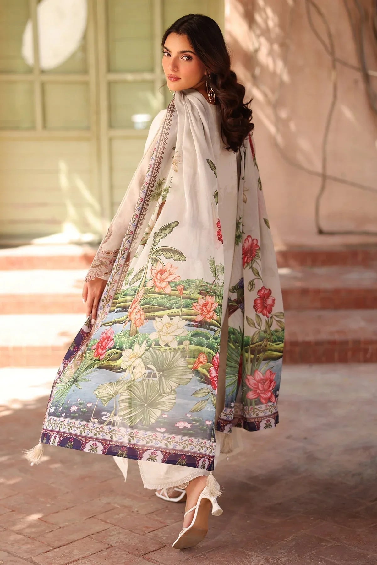 Alizeh | Embroidered Printed Festive Edit 25 | AF-EPL-7035-KARIS - Rang-e-Khaas