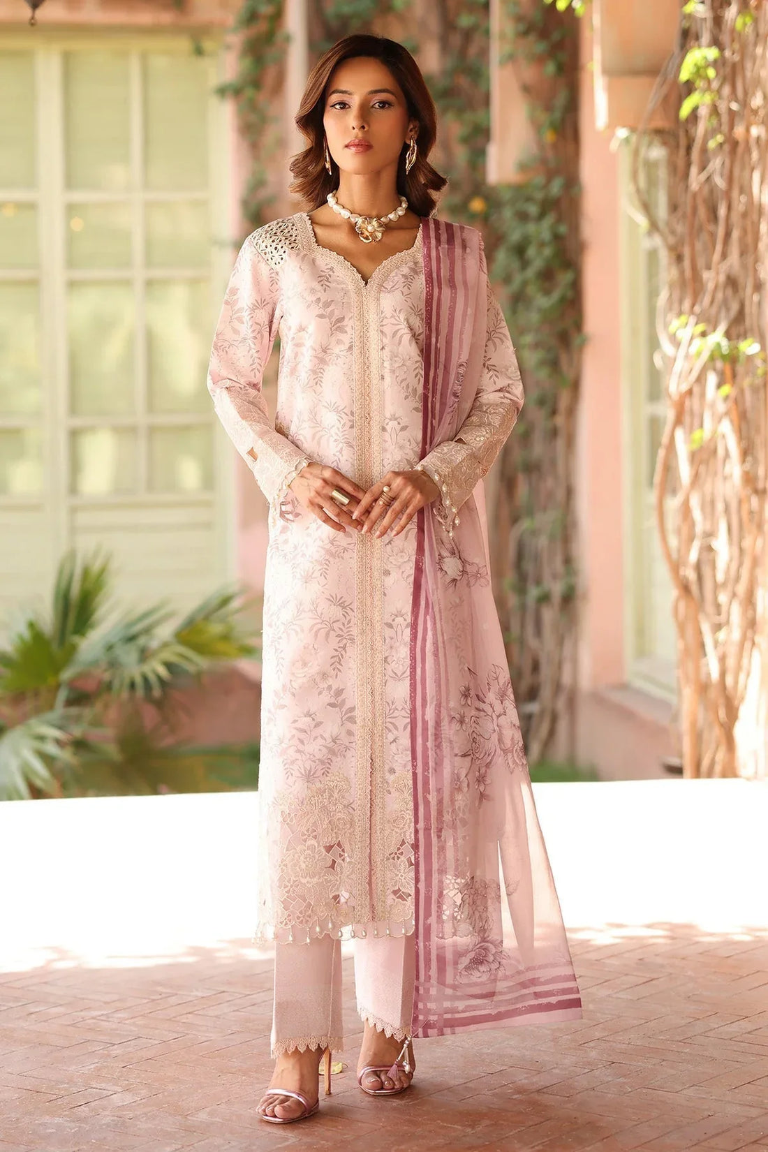 Alizeh | Embroidered Printed Festive Edit 25 | AF-EPL-7040-ARUNA - Rang-e-Khaas