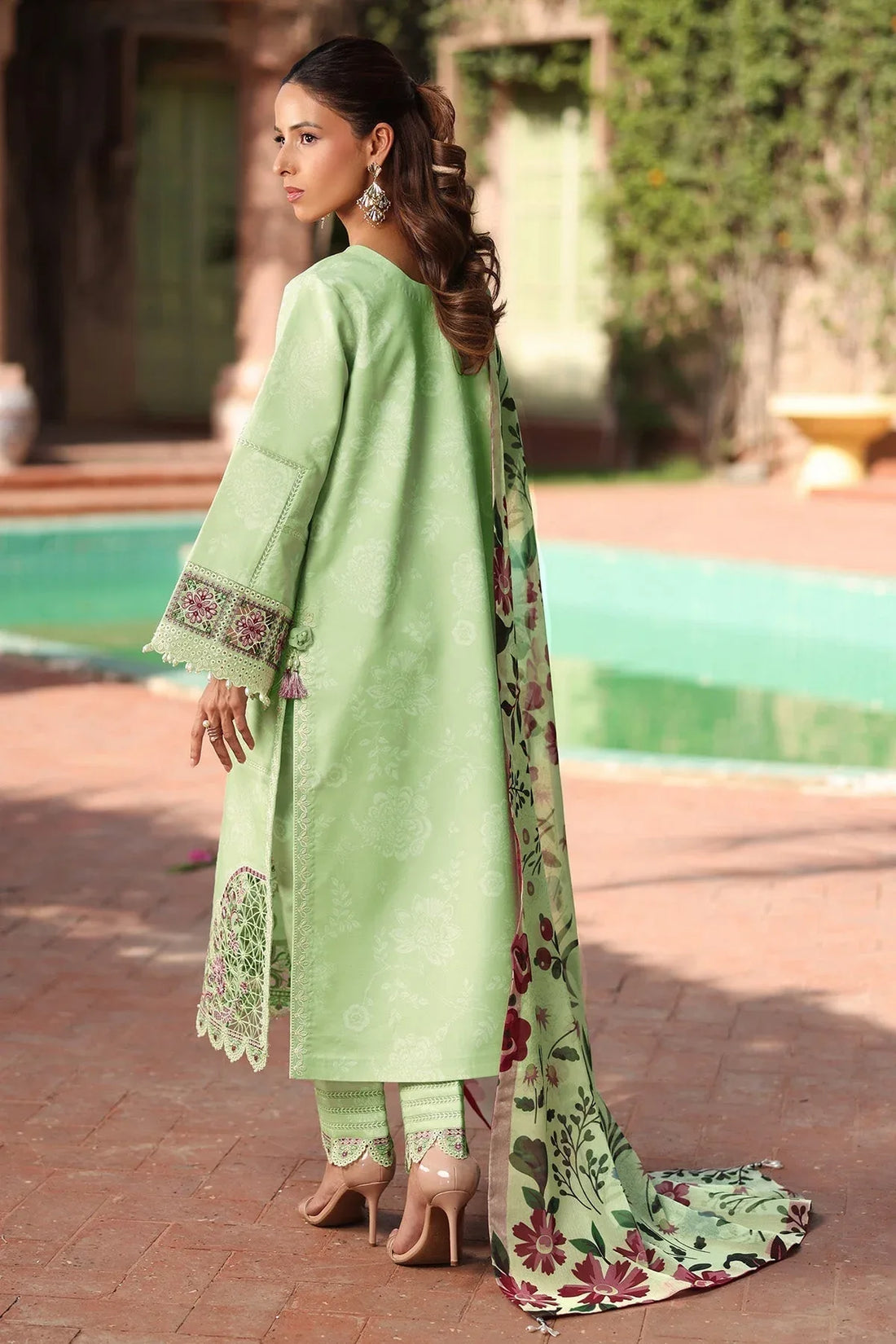 Alizeh | Embroidered Printed Festive Edit 25 | AF-EPL-7034-NUMA - Rang-e-Khaas