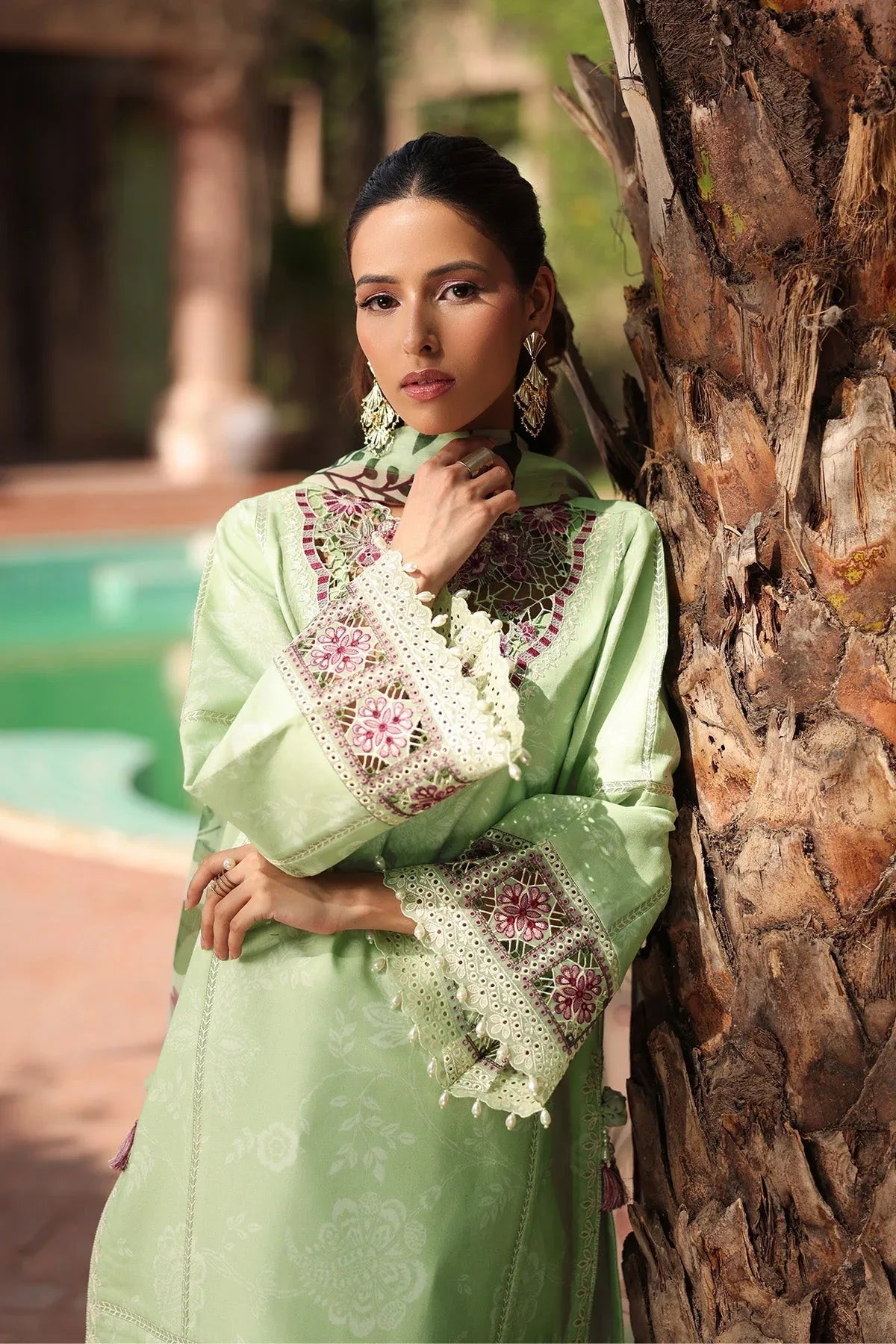Alizeh | Embroidered Printed Festive Edit 25 | AF-EPL-7034-NUMA - Rang-e-Khaas