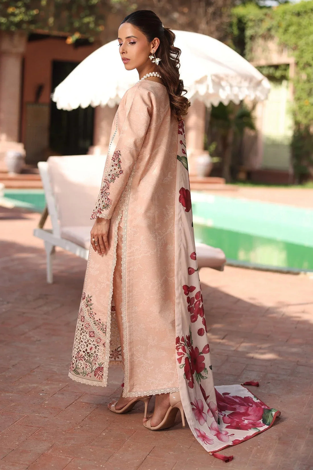Alizeh | Embroidered Printed Festive Edit 25 | AF-EPL-7036-CLOVER - Rang-e-Khaas