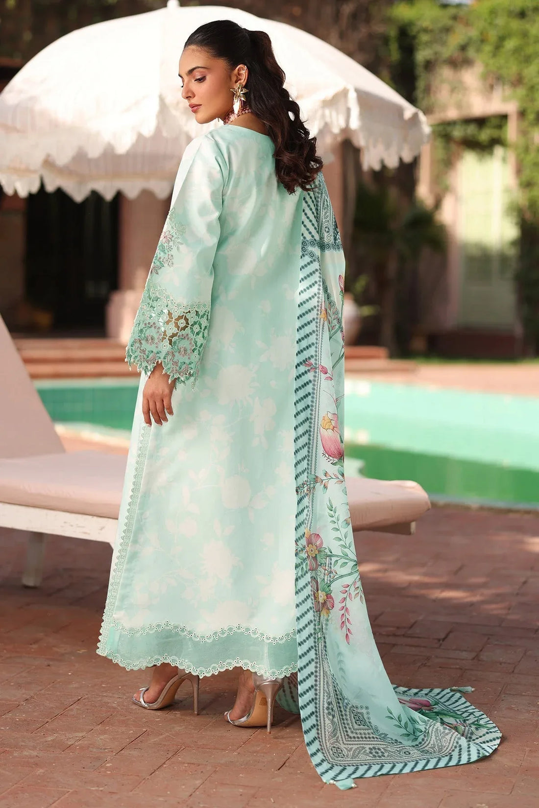 Alizeh | Embroidered Printed Festive Edit 25 |AF-EPL-7031-MIREGA - Rang-e-Khaas