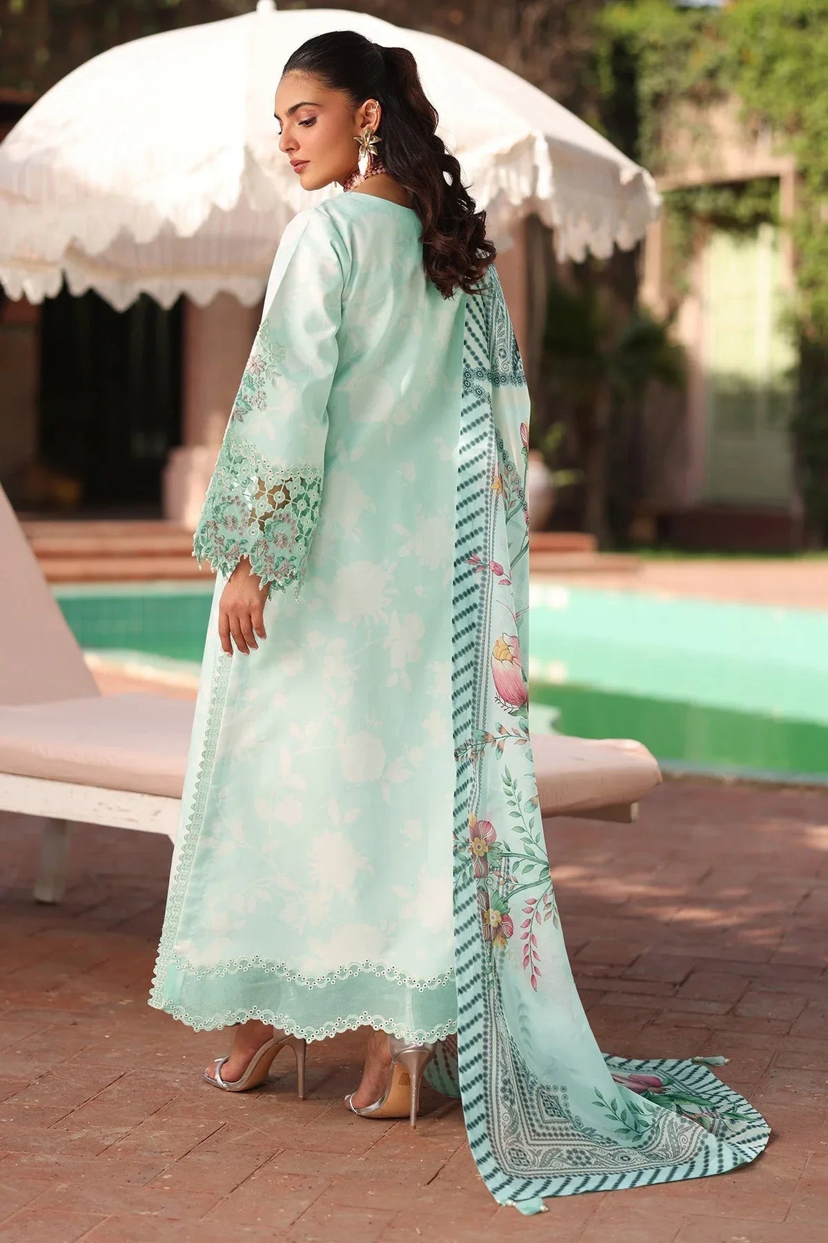 Alizeh | Embroidered Printed Festive Edit 25 |AF-EPL-7031-MIREGA - Rang-e-Khaas
