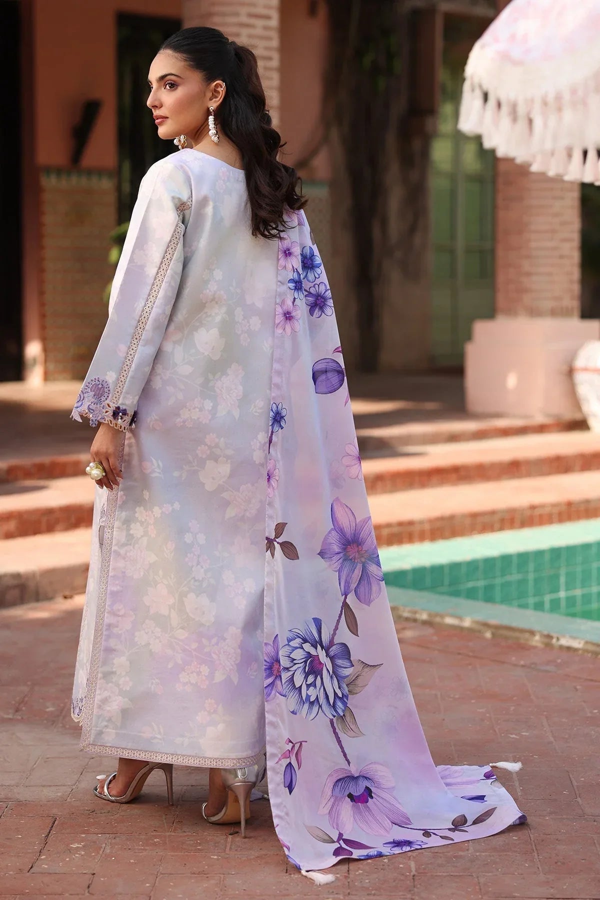 Alizeh | Embroidered Printed Festive Edit 25 | AF-EPL-7039-PRESTA - Rang-e-Khaas