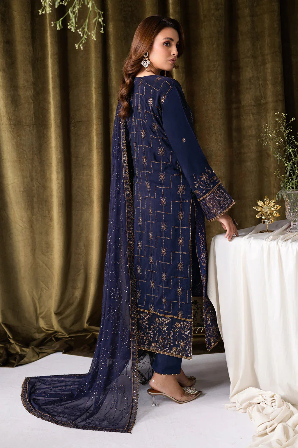 Ramsha | Aangan Luxury Raw silk | AA-103 - Rang-e-Khaas