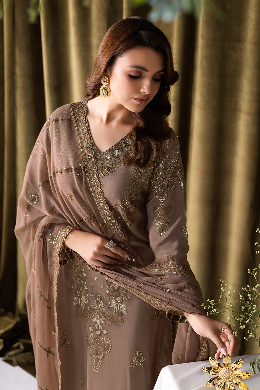 Ramsha | Aangan Luxury Raw silk | AA-110 - Rang-e-Khaas