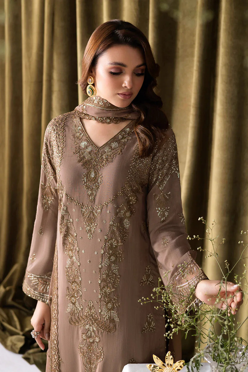 Ramsha | Aangan Luxury Raw silk | AA-110 - Rang-e-Khaas