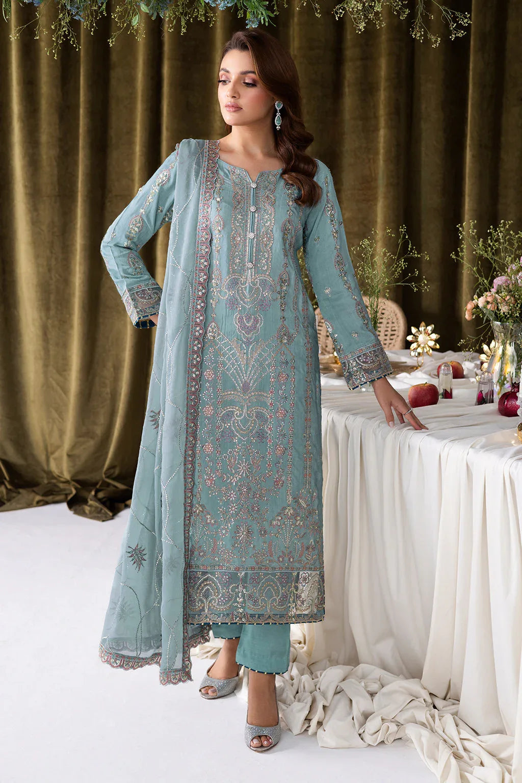 Ramsha | Aangan Luxury Raw silk | AA-109 - Rang-e-Khaas