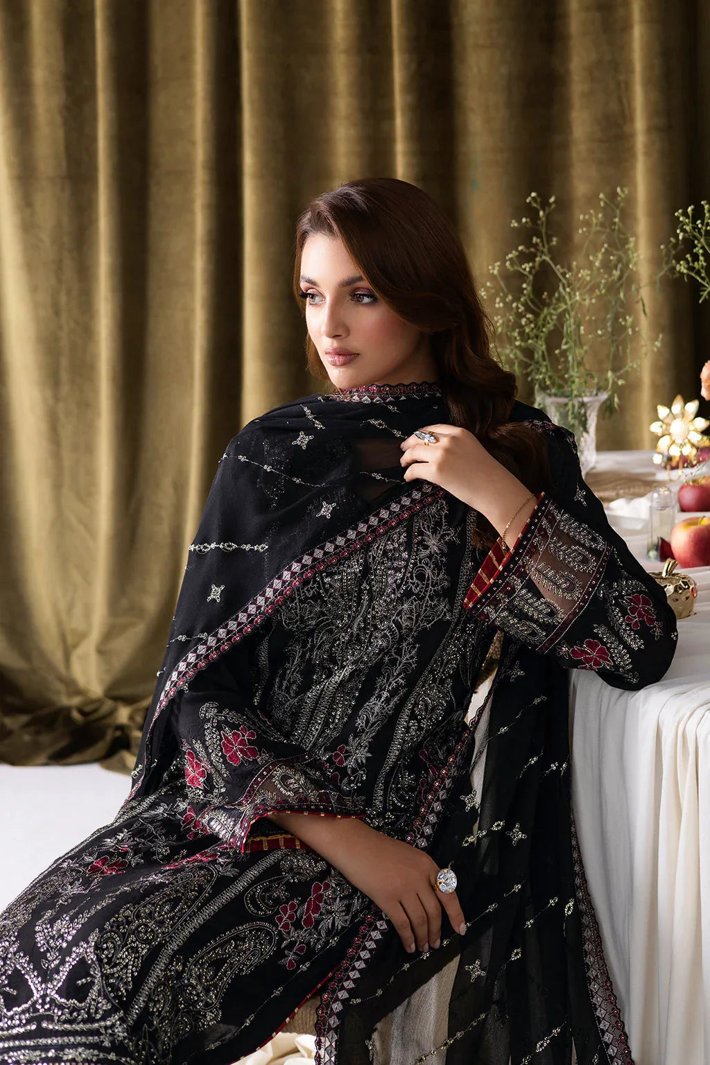 Ramsha | Aangan Luxury Raw silk | AA-105 - Rang-e-Khaas