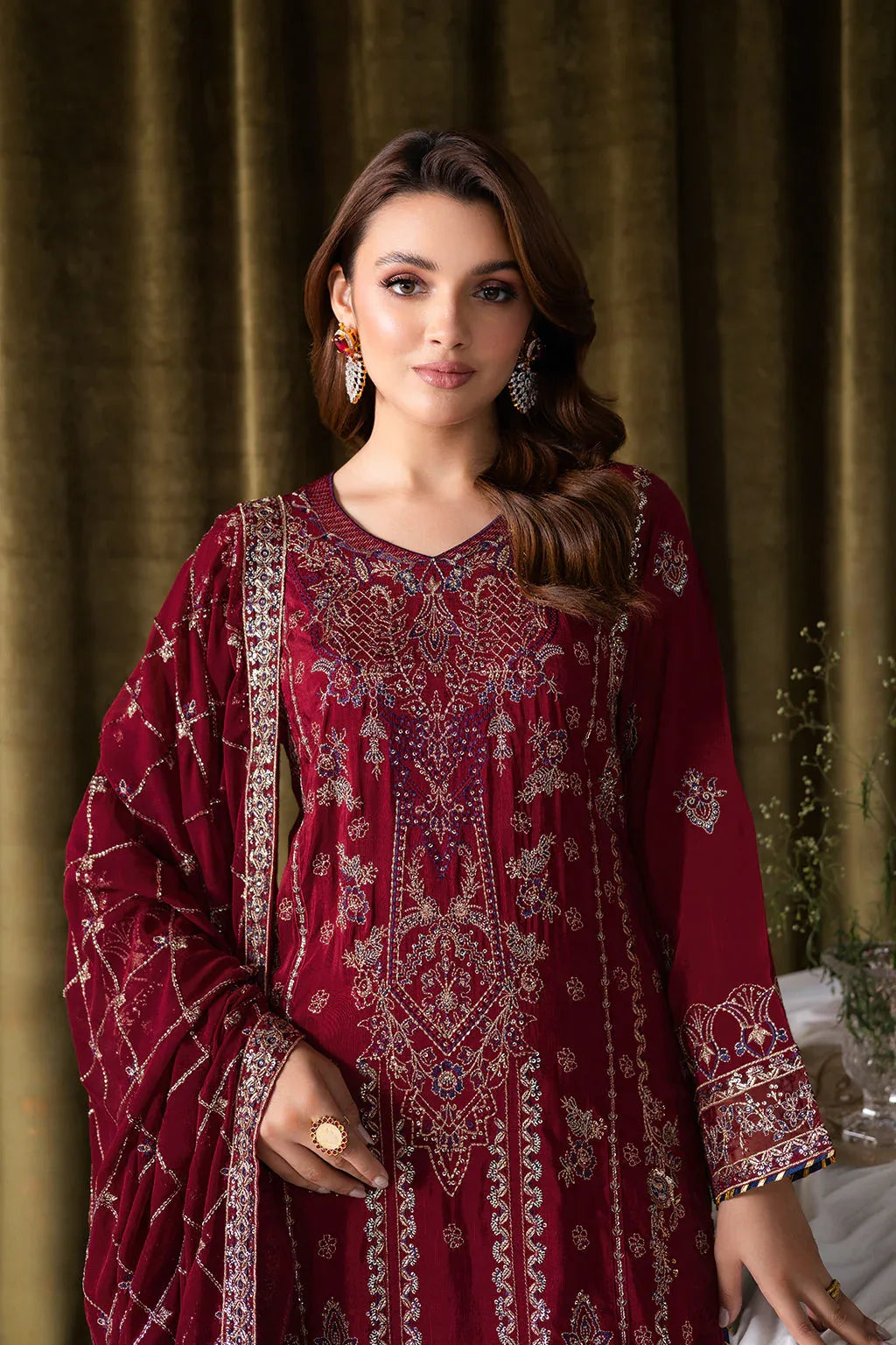 Ramsha | Aangan Luxury Raw silk | AA-101 - Rang-e-Khaas