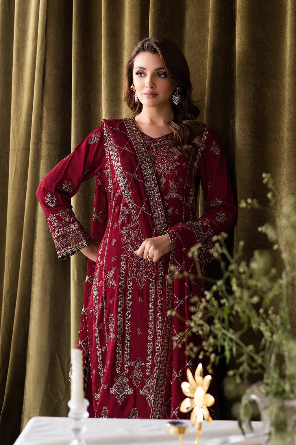Ramsha | Aangan Luxury Raw silk | AA-101 - Rang-e-Khaas