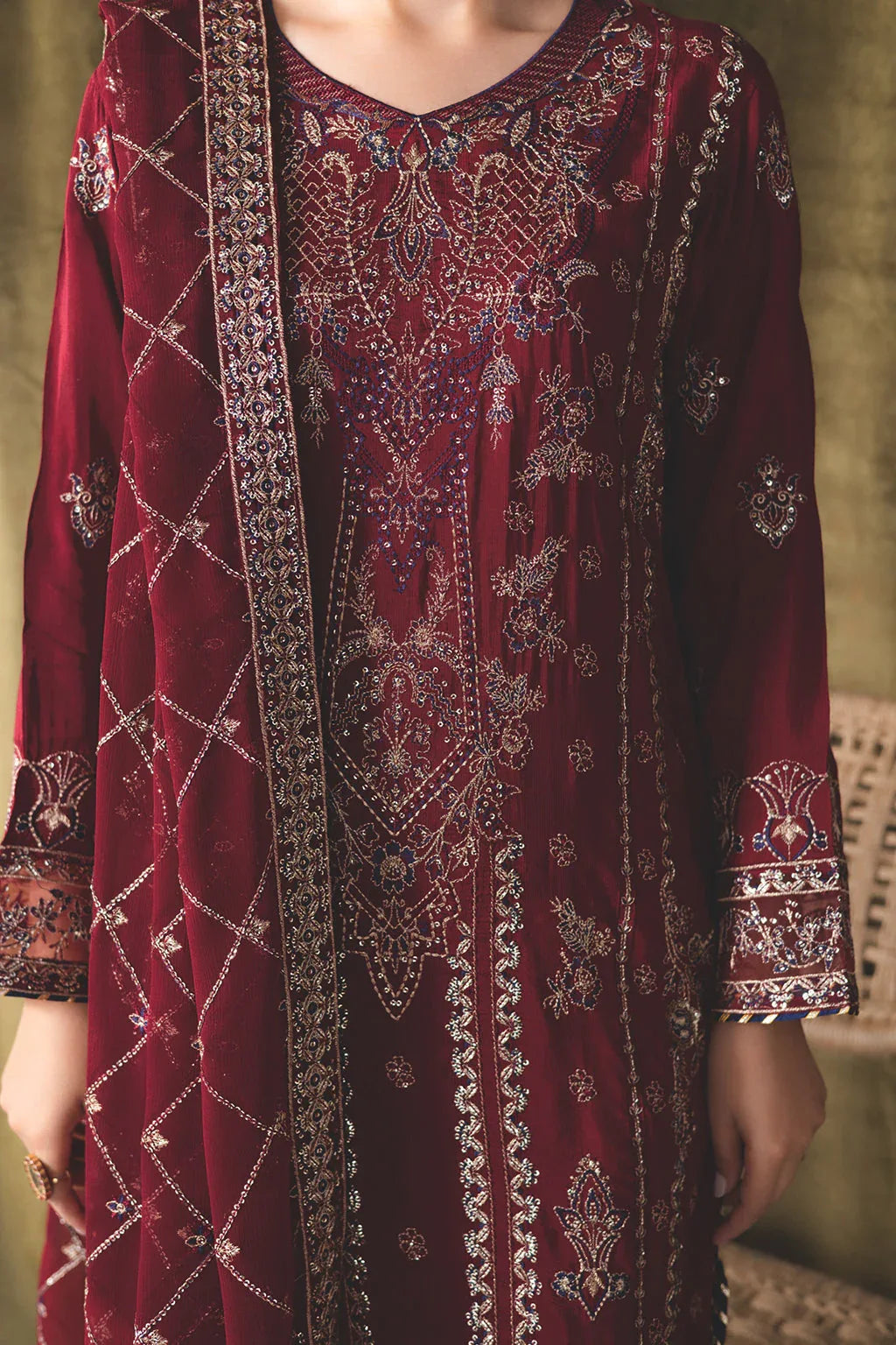 Ramsha | Aangan Luxury Raw silk | AA-101 - Rang-e-Khaas