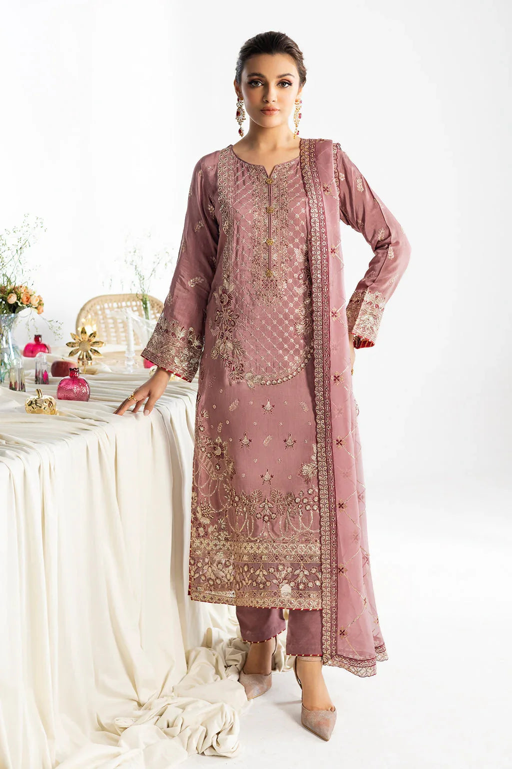 Ramsha | Aangan Luxury Raw silk | AA-104 - Rang-e-Khaas