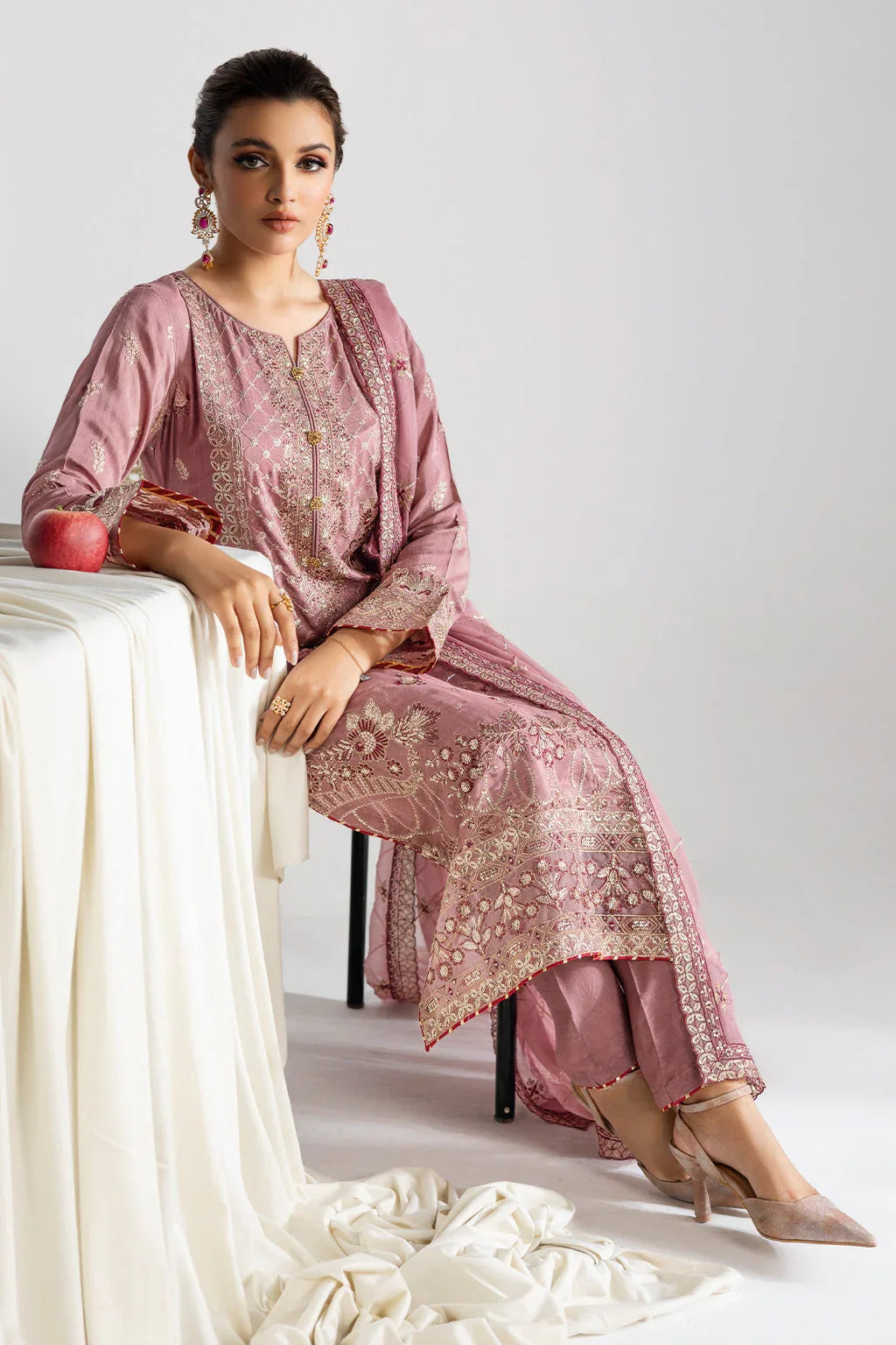 Ramsha | Aangan Luxury Raw silk | AA-104 - Rang-e-Khaas