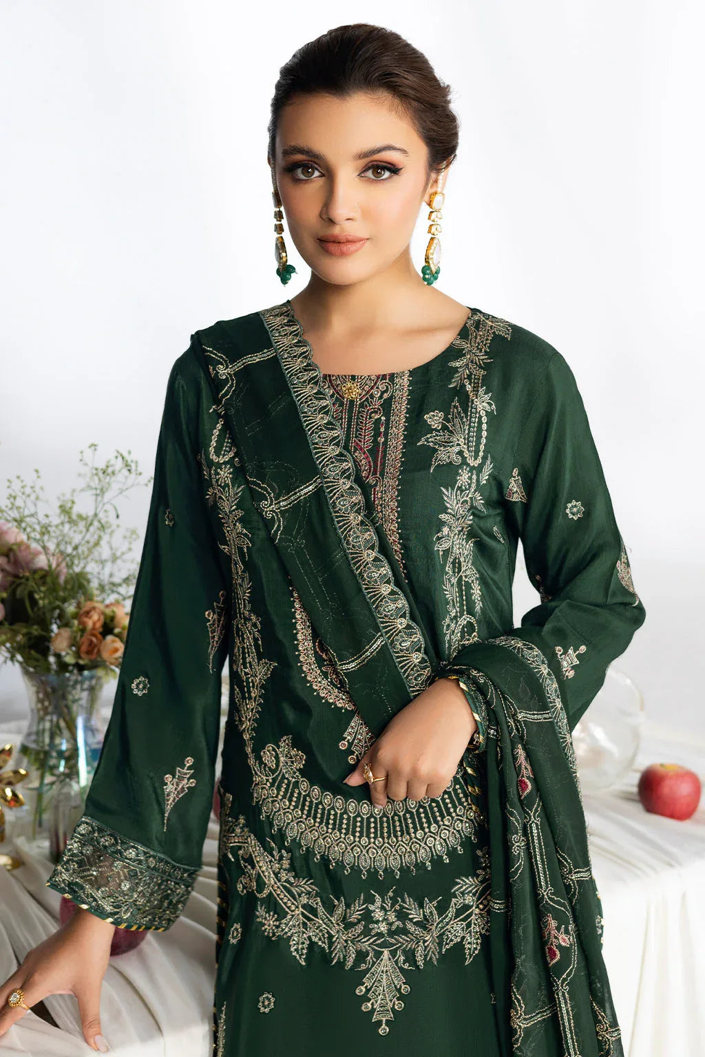 Ramsha | Aangan Luxury Raw silk | AA-107 - Rang-e-Khaas