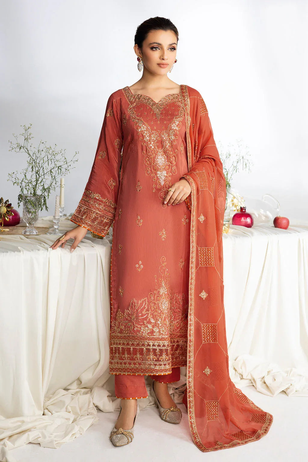 Ramsha | Aangan Luxury Raw silk | AA-106 - Rang-e-Khaas