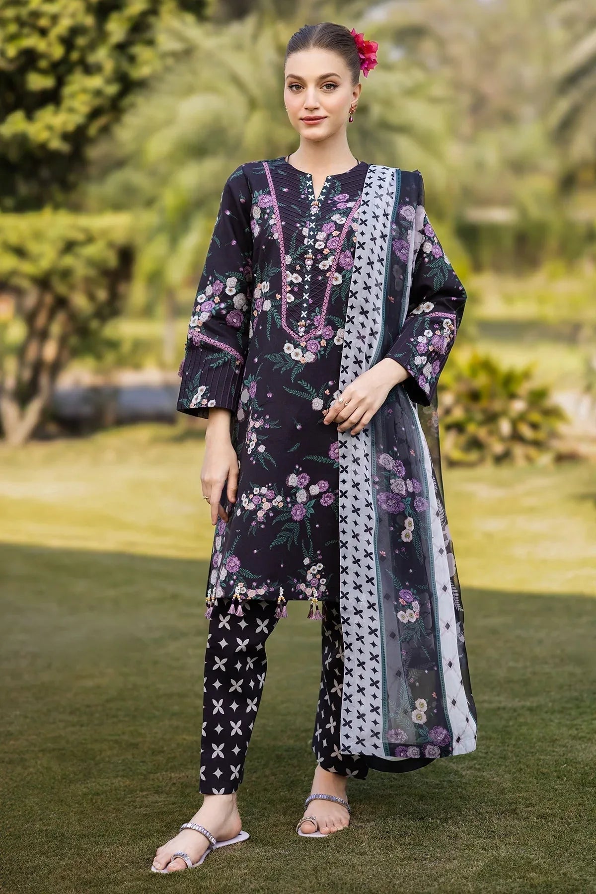 Alizeh | Sheen Lawn Prints 25 | AF-PL-6039-Tod - Rang-e-Khaas