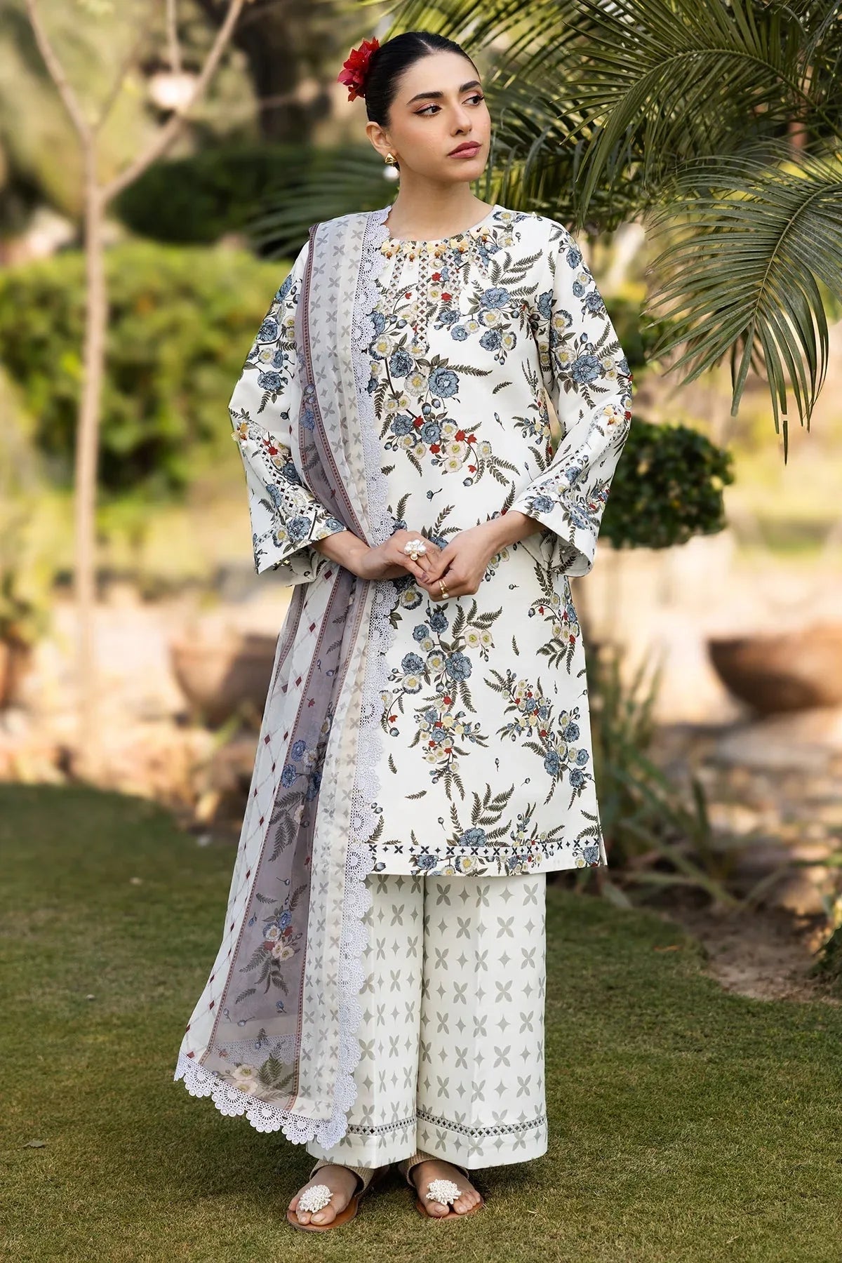 Alizeh | Sheen Lawn Prints 25 | AF-PL-6040-Alaska - Rang-e-Khaas