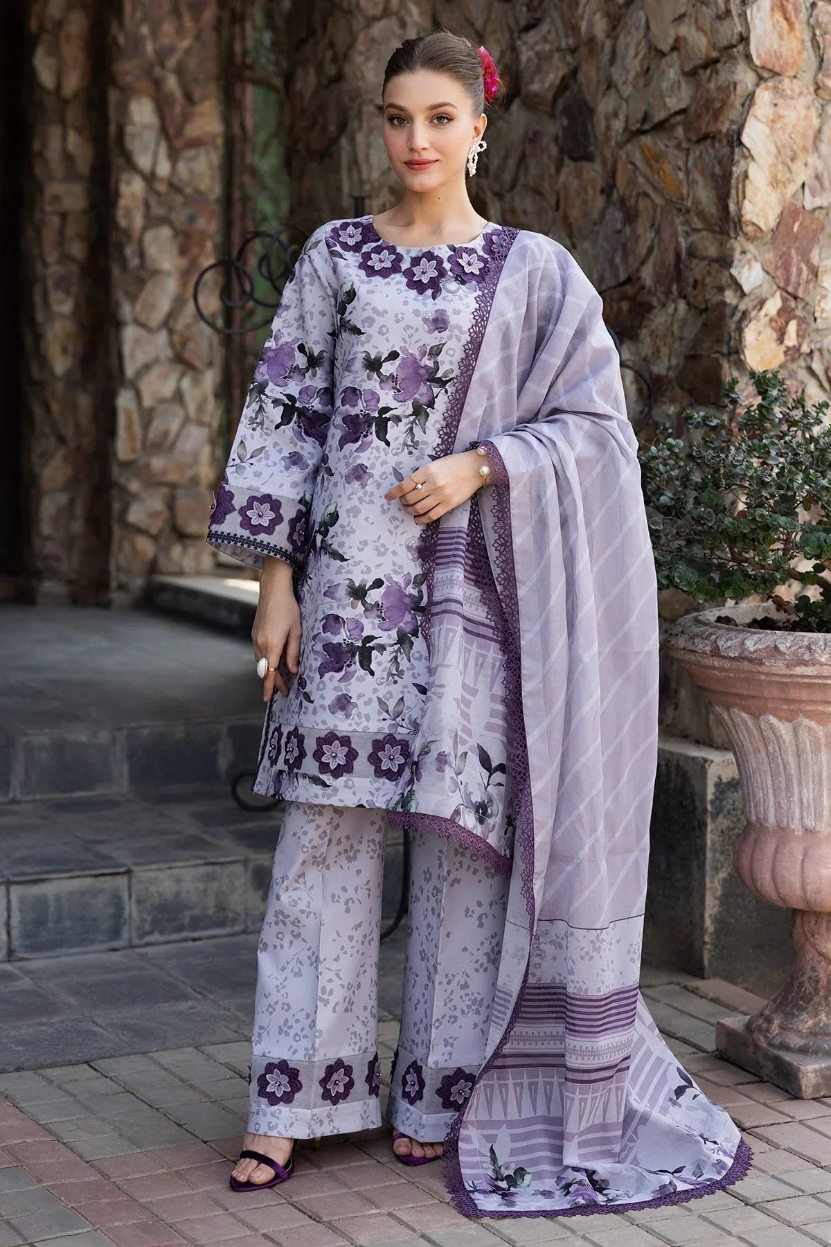 Alizeh | Sheen Lawn Prints 25 | AF-PL-6041-Maylan - Rang-e-Khaas