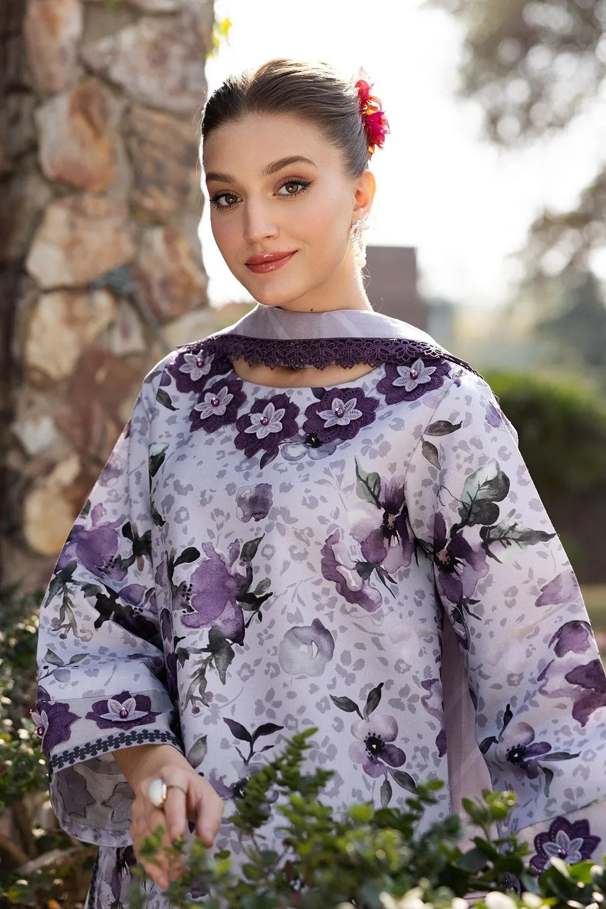 Alizeh | Sheen Lawn Prints 25 | AF-PL-6041-Maylan - Rang-e-Khaas