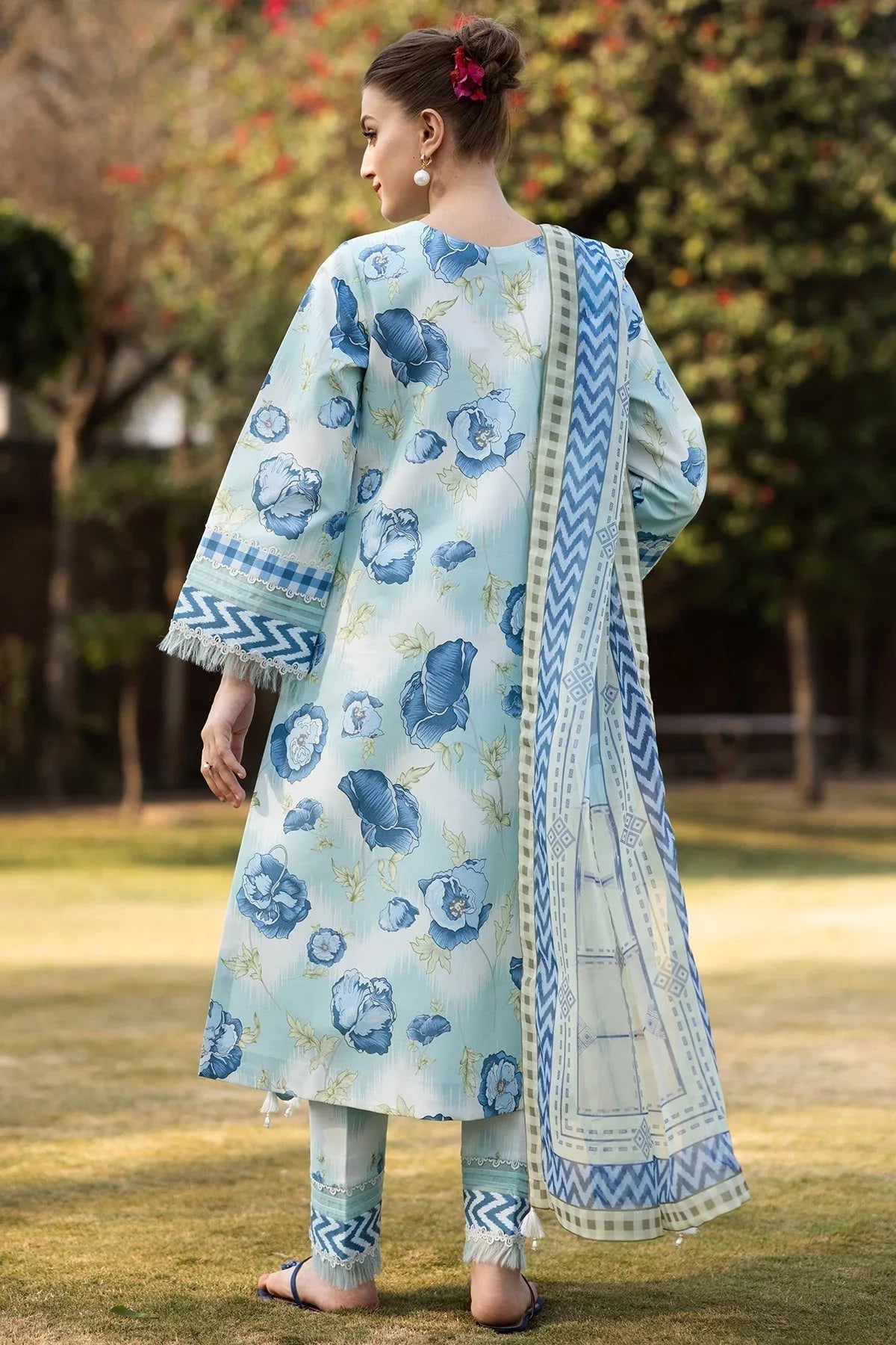 Alizeh | Sheen Lawn Prints 25 | AF-PL-6031-Laya - Rang-e-Khaas