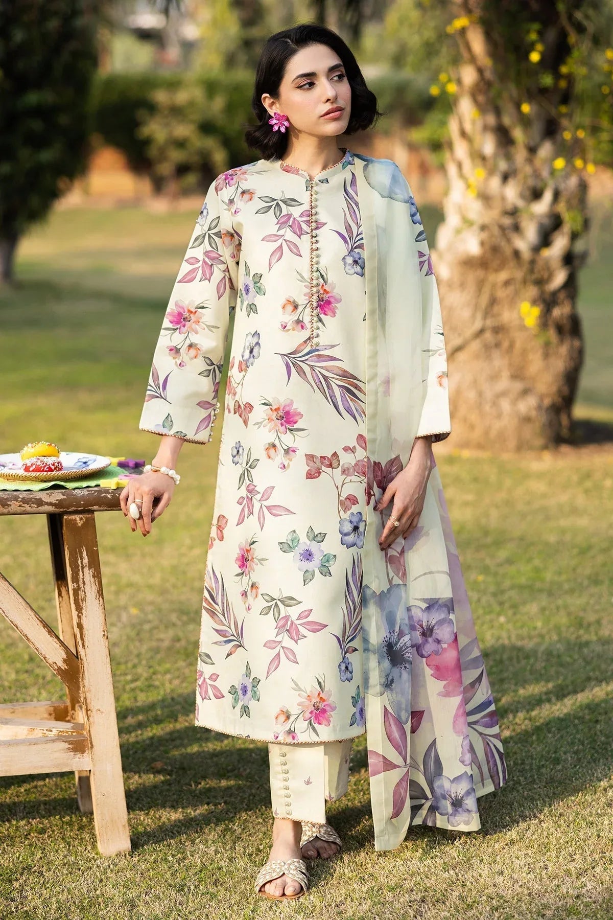 Alizeh | Sheen Lawn Prints 25 | AF-PL-6029-Minday - Rang-e-Khaas