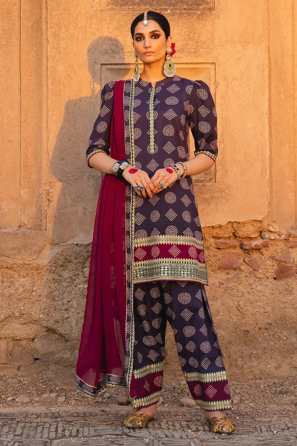 Charizma | Festive Pret | CMA-4-066 - Rang-e-Khaas