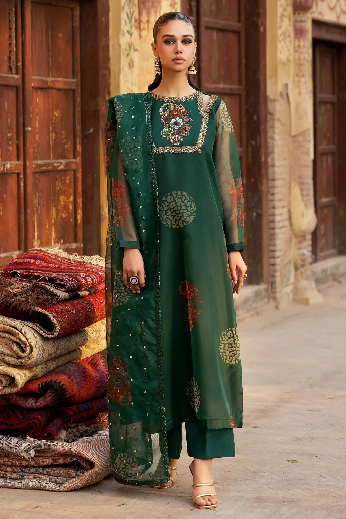 Charizma | Festive Pret | CMA-5-129 - Rang-e-Khaas