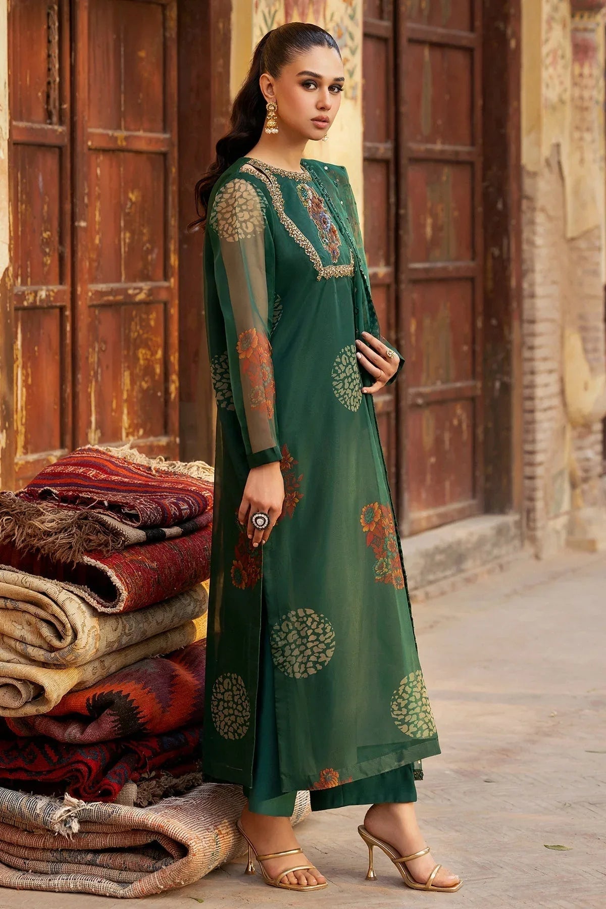 Charizma | Festive Pret | CMA-5-129 - Rang-e-Khaas