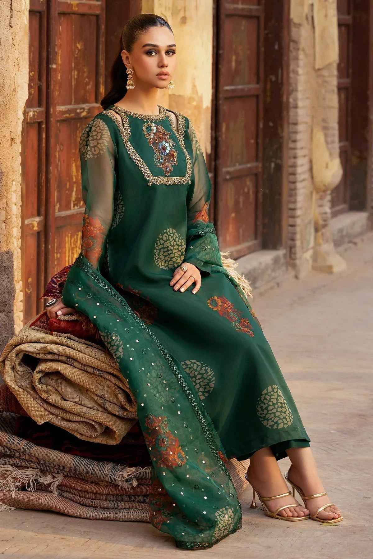 Charizma | Festive Pret | CMA-5-129 - Rang-e-Khaas