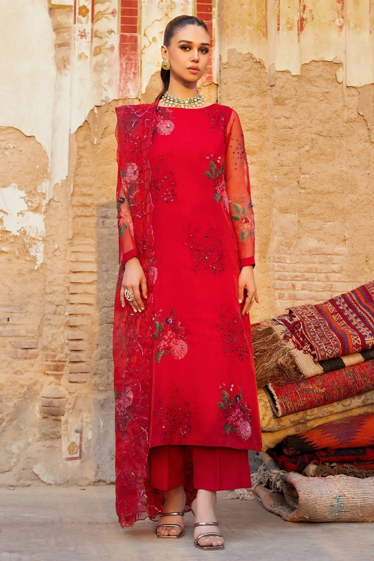 Charizma | Festive Pret | CMA-4-090 - Rang-e-Khaas