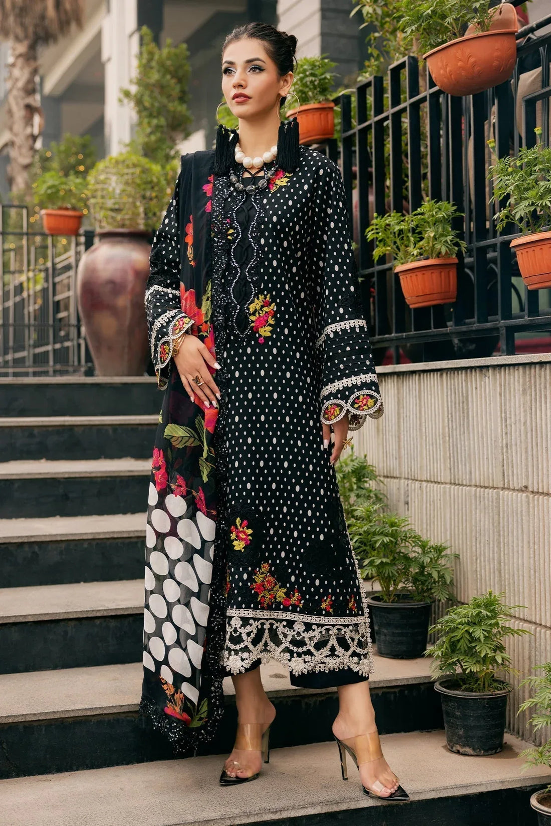 Charizma | Swiss Miss Voil Collection | CSM5-01 - Rang-e-Khaas