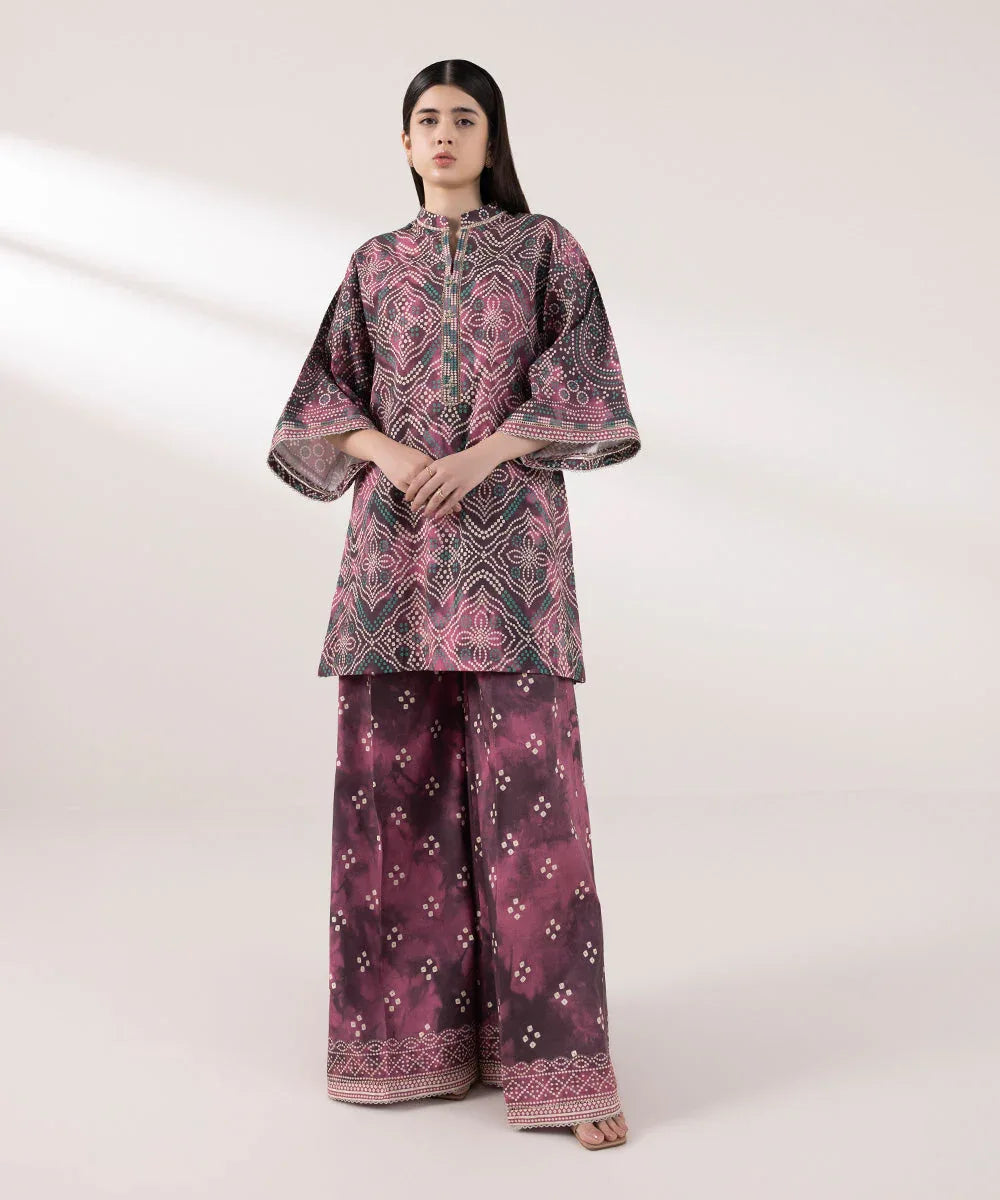 Sapphire | Intermix 2024 | Cambric Suit S-48 - Rang-e-Khaas