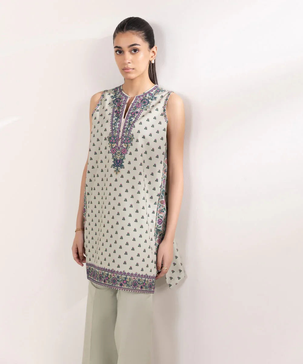 Sapphire | Intermix 2024 | Cambric Suit S-31 - Rang-e-Khaas