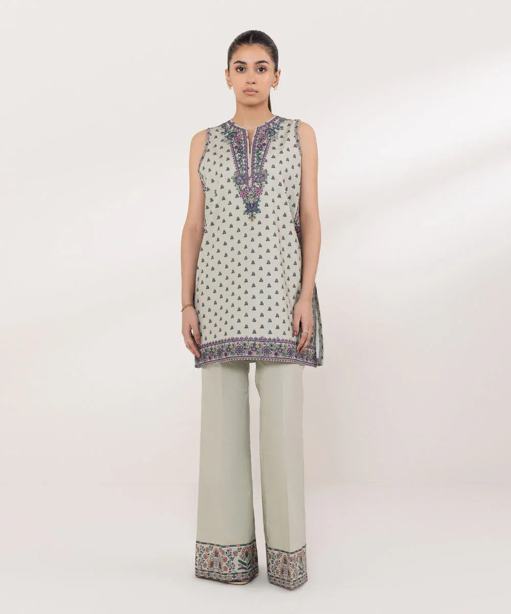 Sapphire | Intermix 2024 | Cambric Suit S-31 - Rang-e-Khaas